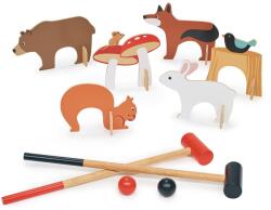Tender Leaf Set de croquet, din lemn premium, Tender Leaf Toys, Woodland
