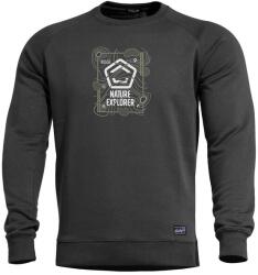 PENTAGON Férfi kapucni nélküli pulóver Nature Explorer, fekete