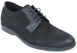 Lavaggio férfi elegáns nubukbőr félcipő 2026G-NZCA fekete 06512