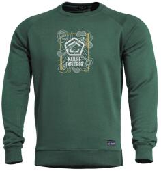 PENTAGON Férfi kapucni nélküli pulóver Nature Explorer, springbok zöld