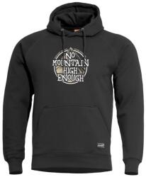 PENTAGON Férfi kapucnis pulóver No Mountain, fekete