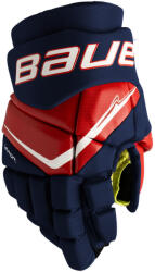 Bauer Vapor FLY40 Navy/Red/White Junior Hokikesztyűk 10 hüvelyk