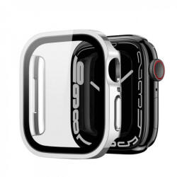 Dux Ducis Hamo Apple Watch 7/8/9 41mm tok kijelzővédő felülettel, ezüst - phoner