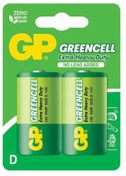 GP Batteries GP Greencell D féltartós elem 13G R20 2db/bliszt. ár/db