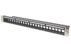 ASSMANN 24-port Patch Panel 1U Black (DN-91411-LF) - mzona