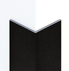  Alumínium sarokélvédő profil (20x20 mm) struktúrált fekete - 270 cm (452392740)