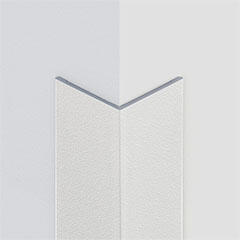  Alumínium sarokélvédő profil (15x15 mm) struktúrált fehér - 270 cm (452382741)
