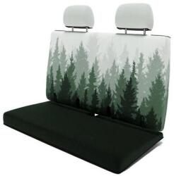 Drive Dressy DriveDressy hátsó üléshuzat a VW T6 California Ocean/Coast modellhez színes zöld - Magic Forest minta