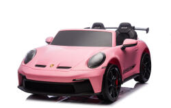 Mamido Elektromos játékautó Porsche 911 GT3 XXL + MP4 | 24V14Ah | 4x200W | 2 gyermek számára | rózsaszín (S-DK-P911-MP4-PINK) - jatekokminiszteriuma