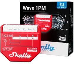  Shelly Qubino Wave 1PM egy áramkörös, fogyasztásmérõs okosrelé, Z-Wave protokoll kompatibilis (ALL-REL-WAVE1PM) - smart-otthon