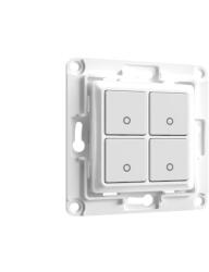 Shelly Wall Switch fali villanykapcsoló, 4 gombos fehér (ALL-KAP-WS4-W) - smart-otthon