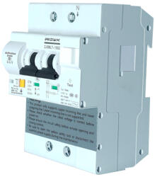 WDYK RCBO POW 16A 1P+1N, WiFi-s, kétpólusú kombinált áram-védõkapcsoló, fogyasztásméréssel (WDY-RCBOPOW-16A-2P)