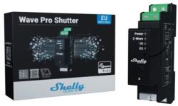 Shelly Wave Pro Shutter DIN-sínre illeszthetõ, redõny és árnyékoló vezérlõ modul, Z-Wave protokoll kompatibilis (ALL-REL-WAVEPRORS) - smart-otthon