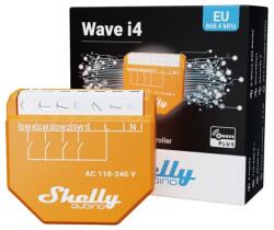 Shelly WAVE i4 vezeték nélküli okos bemeneti modul, Z-Wave protokollal (ALL-KIE-WAVEI4) - smart-otthon