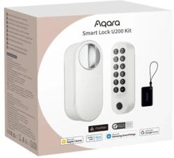 Aqara U200 Smart Lock utólag felszerelhetõ zárbetét, Matter kompatibilis, fehér színű (AQA-LOC-U200-W) - smart-otthon