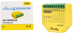 Shelly PLUS RGBW PM - Wi-Fi + Bluetooth RGBW LED szalag okosvezérlés (ALL-REL-PLUSRGBWPM) - smart-otthon