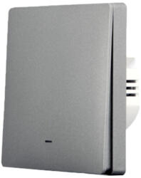 SmartWise B61 UNI Zigbee 3.0 + RF, univerzális bekötésű, 1 áramkörös, fizikai nyomógombos okos villanykapcsoló, szürke (SMW-BUN-B61-ZBRF-GY)