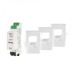 Shelly PRO 3EM-400A három fázisú, nagy teljesítményű professzionális Wi-Fi + Ethernet fogyasztásmérõ, 3x400A áramváltós (ALL-REL-PRO3EM-400A)