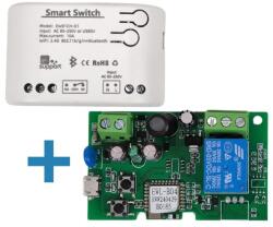 SmartWise 85V-250V AC egy áramkörös, Wi-Fi+Bluetooth NO/NC okosrelé (SMW-REL-85250VNONC-1BTBOX) - smart-otthon