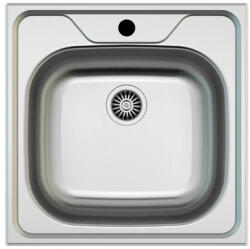 MOFÉM EVO2 1B rozsdamentes acél mosogatótálca - szatén felülettel (480×480 mm, AISI 304) (760012804) (760012804)