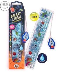  Vonalzó Trendhaus Space Adventure Galaxy könyvjelző funkcióval, 18 cm