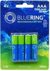 BLUERING Elem tölthető akku AAA mikro HR03 1200mah 4 db/csomag, Bluering® - tonerpiac