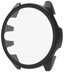 Garmin Forerunner 165 / 165 Music, Műanyag védőkeret, kijelzővédő üveggel, közepesen ütésálló, szíj nélkül, fekete