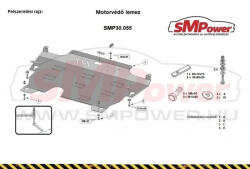 SM Power Ford S-Max, 2006 - 2015 - Motorvédő lemez - SMP30.055 (1426T)