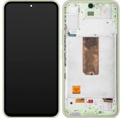 Samsung A546 Galaxy A54 5G, LCD kijelző érintőplexivel+keret, lime (GH82-31231C GH82-31232C) (GYÁRI) (SERVICE PACK) (GH82-31231C GH82-31232C)