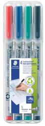 STAEDTLER Alkoholmentes marker készlet, OHP, 0, 4 mm, STAEDTLER "Lumocolor® 311 S", 4 különböző szín (TS311WP4) - tintasziget