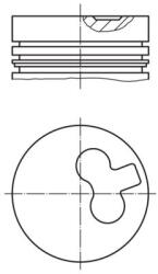 MAHLE dugattyú MAHLE 676 37 01 (676 37 01)