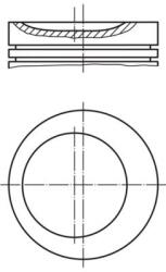 MAHLE dugattyú MAHLE 081 21 01 for BMW (081 21 01)