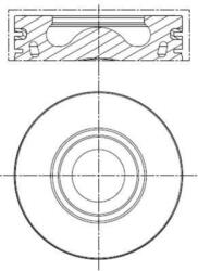 MAHLE dugattyú MAHLE 013 PI 00136 000 for CITROËN, FORD, PEUGEOT (013 PI 00136 000)