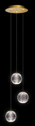 ELMARK Diamond 12W 3000K LED függeszték Elmark (ELM 955DIAMOND1230PGD)