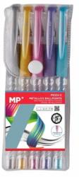  Set 5 rollere cu gel Main Paper, varf 0.9 mm, culori metalizate (MR216599)
