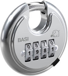 Basi RVS 610Z 70 számtárcsás diszkosz lakat (4026434165012)