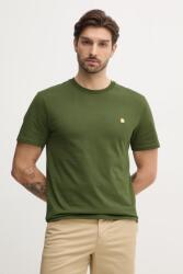 United Colors of Benetton pamut póló zöld, férfi, sima, 3MI5J1AF7 - zöld M - answear - 8 090 Ft