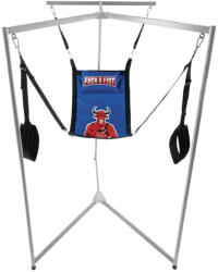 Fuck & Fist Toy Kit Sling Tissu - szövet fisting állvány szürke - pajkospajtas