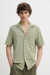 HUGO BOSS pamut ing galléros, zöld, regular, 50539351 - zöld M