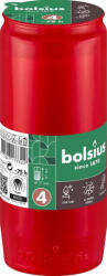 Bolsius Töltet Bolsius, 75 óra, 238 g, 57x141 mm, mécseshez, piros, olaj (STP012174474)