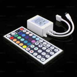 OPTONICA RGB LED vezérlő infrás 44 gombos 5-24V, 6A, 1 év gar (6306)