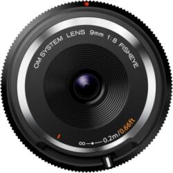 Olympus Vázspaka objektív, 9mm F1: 8.0 halszem fekete (§V335530BW000§)