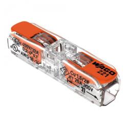 Wago Dobozszorító karral kétoldalas, 2 x 0, 2-4 mm2-es, 10 db WAGO