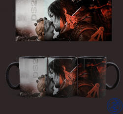 Death Stranding - Sam és BB bögre (Fekete)