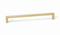 Viefe U - fém bútorfogantyú, Csiszolt sárgaréz színű, 492 mm furattávval (0056492Z27)