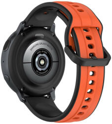 RMPACK Huawei Watch GT 5 46mm Pótszíj Óraszíj Szilikon DUAL Color Style Narancssárga+Fekete
