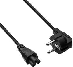 Akyga Hálózati tápkábel Schuko CEE 7/7 - IEC C5 1.5m fekete Akyga (AK-NB-01A)