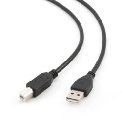 Gembird USB / USB-B kábel 4.5m fekete Gembird (CCP-USB2-AMBM-15)
