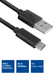ACT USB-C / USB kábel 1m fekete ACT (AC7350)