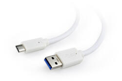 Gembird USB3 / USB-C adat és töltőkábel 3m fehér Gembird (CCP-USB3-AMCM-W-10)